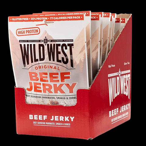 Wild West Beef Jerky Original kuivaliha (eri kokoja)