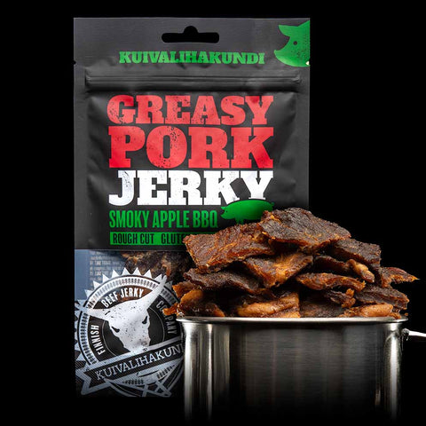 Greasy Pork Jerky Smoky Apple BBQ 50g
