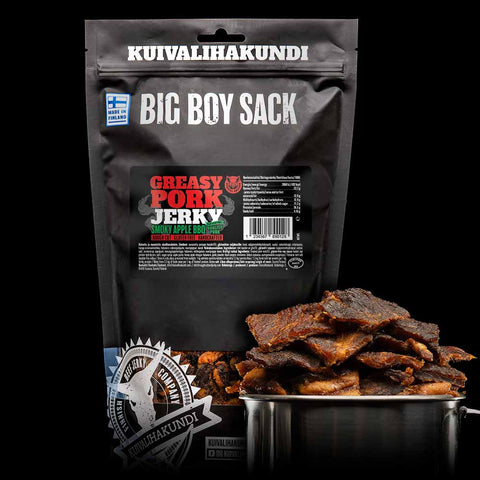 Greasy Pork Jerky Smokey Apple BBQ 150g