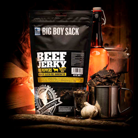 Beef Jerky Five Peppers 400g