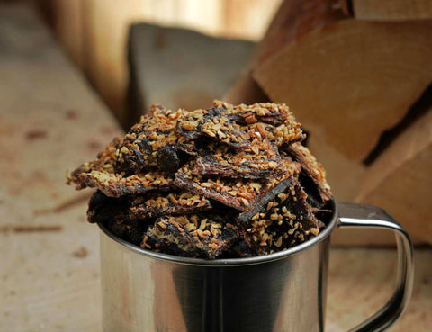 Beef Jerky Hot Naga Garlic 40g