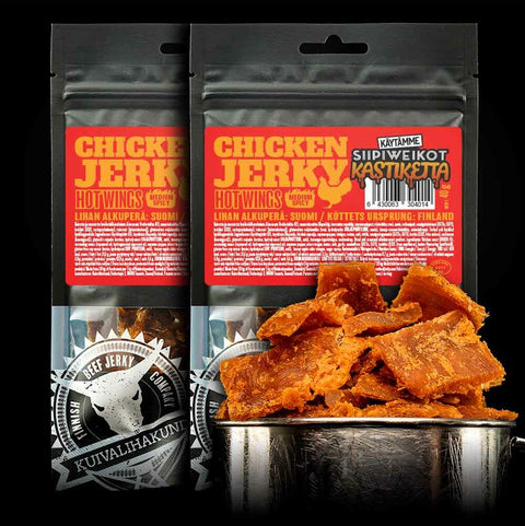 Chicken Jerky Hot Wings 2x40g