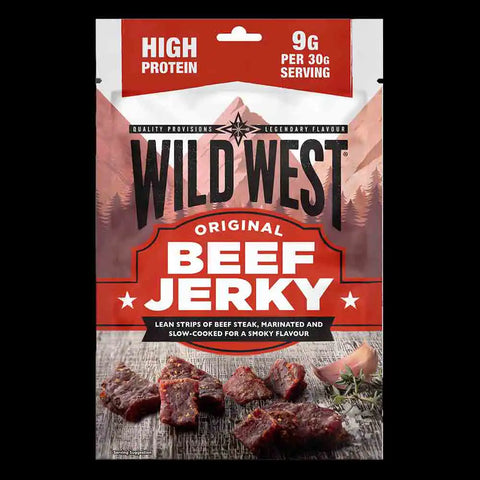 Wild West Beef Jerky Original kuivaliha (eri kokoja)